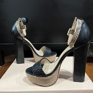 Alexander Birman Alicia Braid Platform Heel